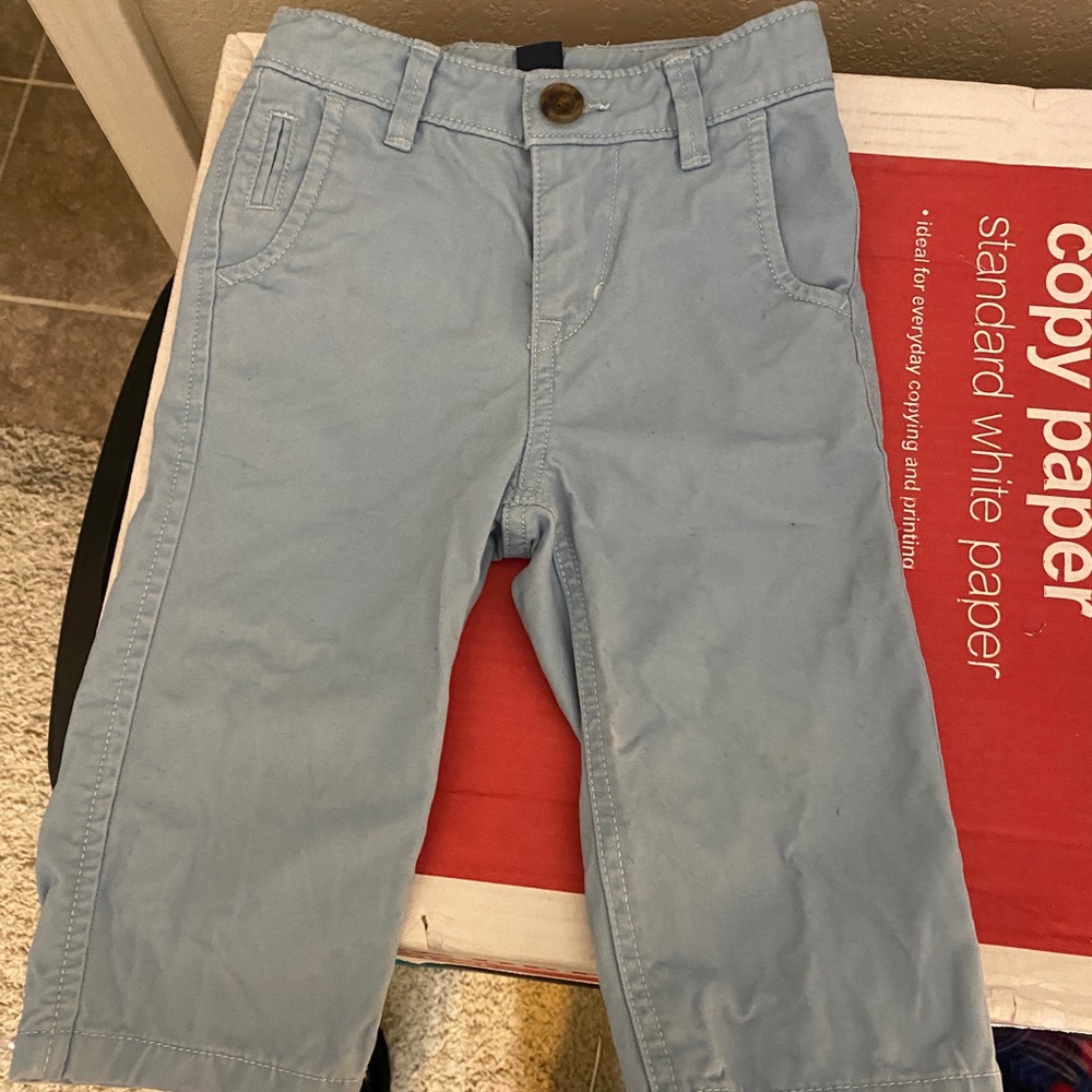 Light blue toddler slacks